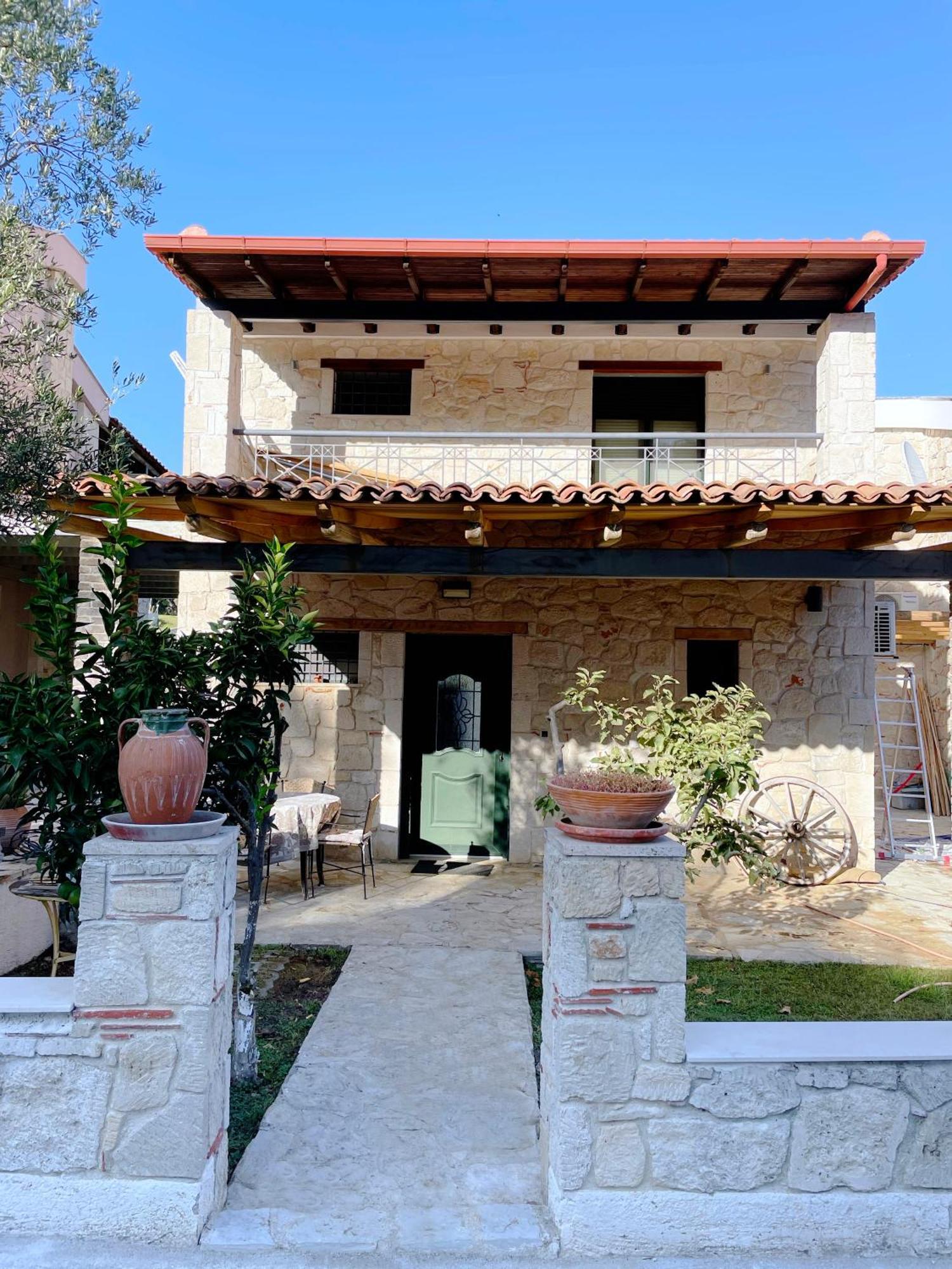 Mikael Pool Villa Paliouri Exteriér fotografie